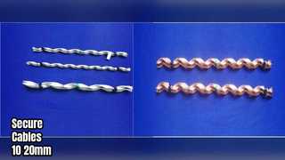 Оцинкованный тупиковый кабель 10–20 мм, безопасный